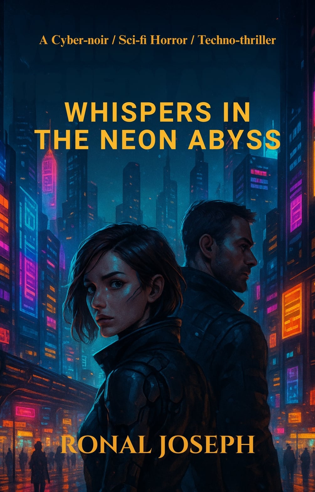 Whispers in the Neon Abyss — Cyber-Noir Sci-Fi Horror